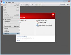 Adobe Reader - hlavní stránka Adobe Reader - hlavní stránka